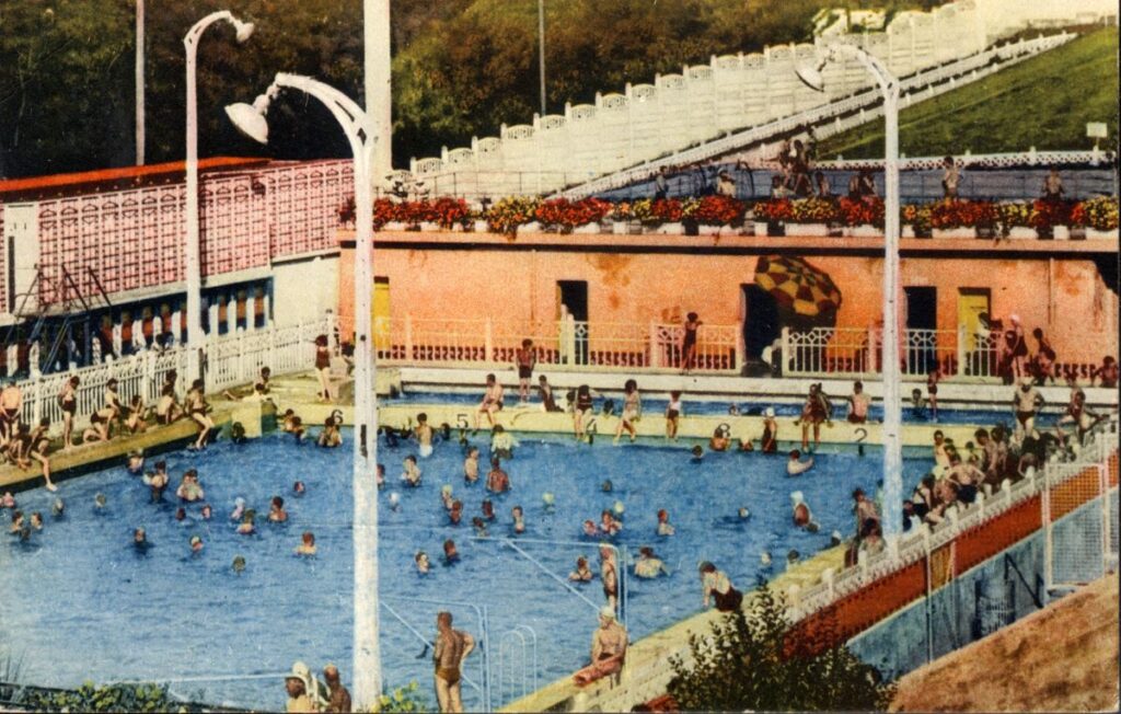 Photo d'archive piscine d'été Cusset, Villeurbanne