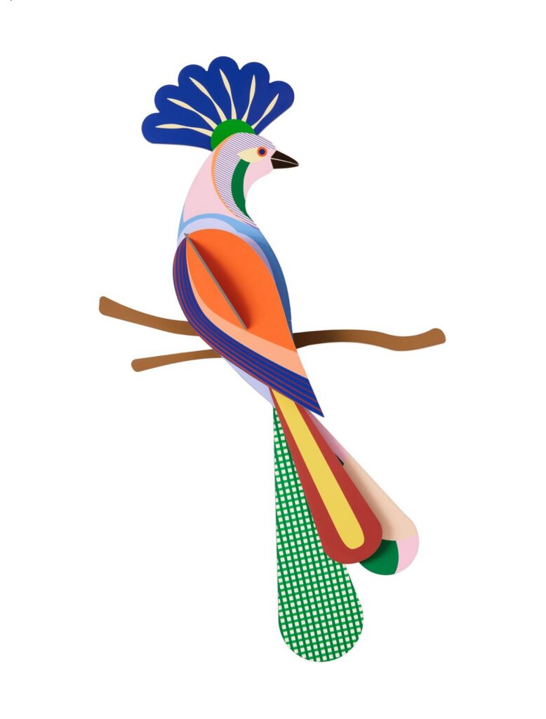 Oiseau de paradis en 3D Studio Roof