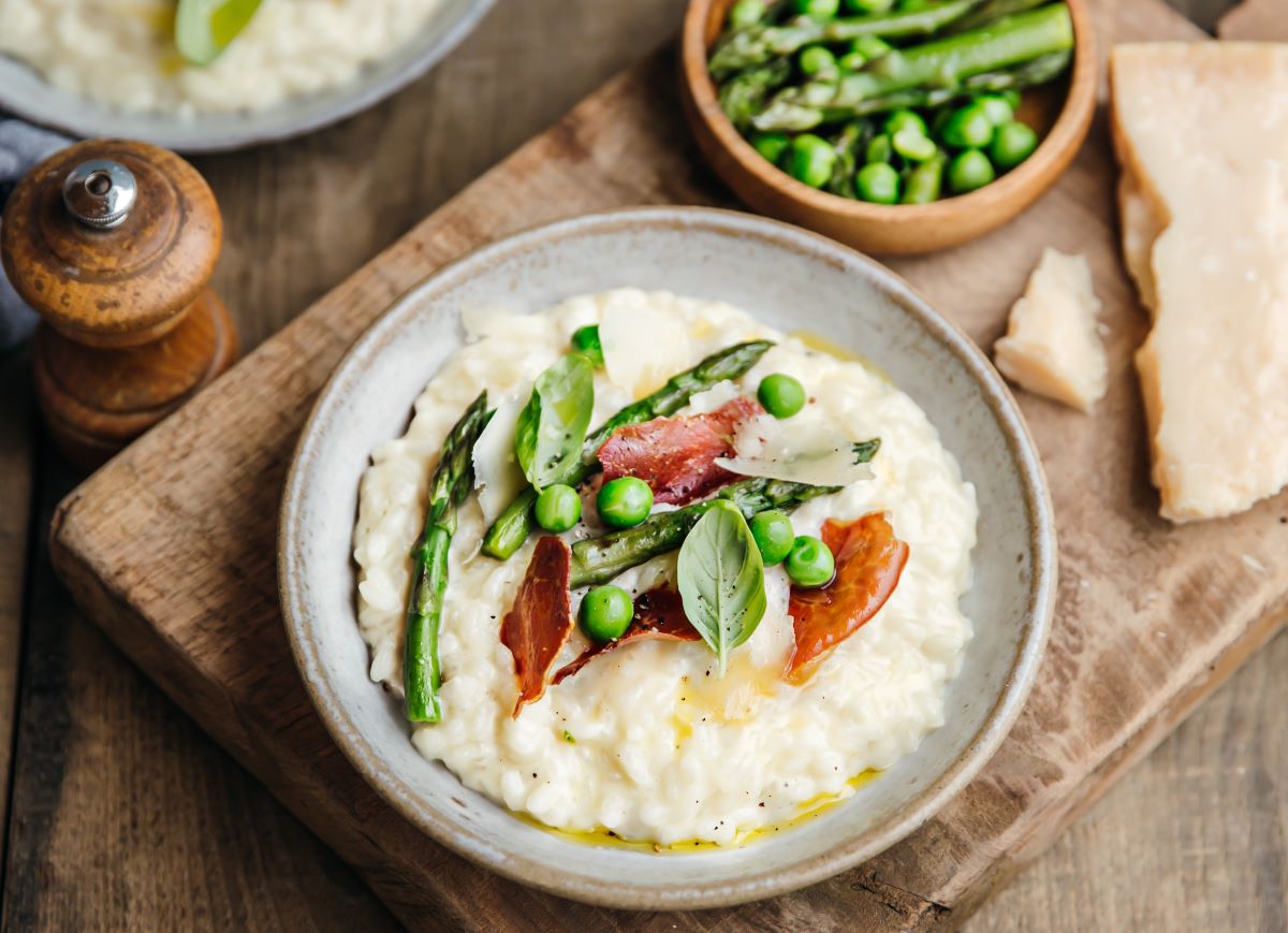 Risotto aux asperges de Stéphanie Iguna