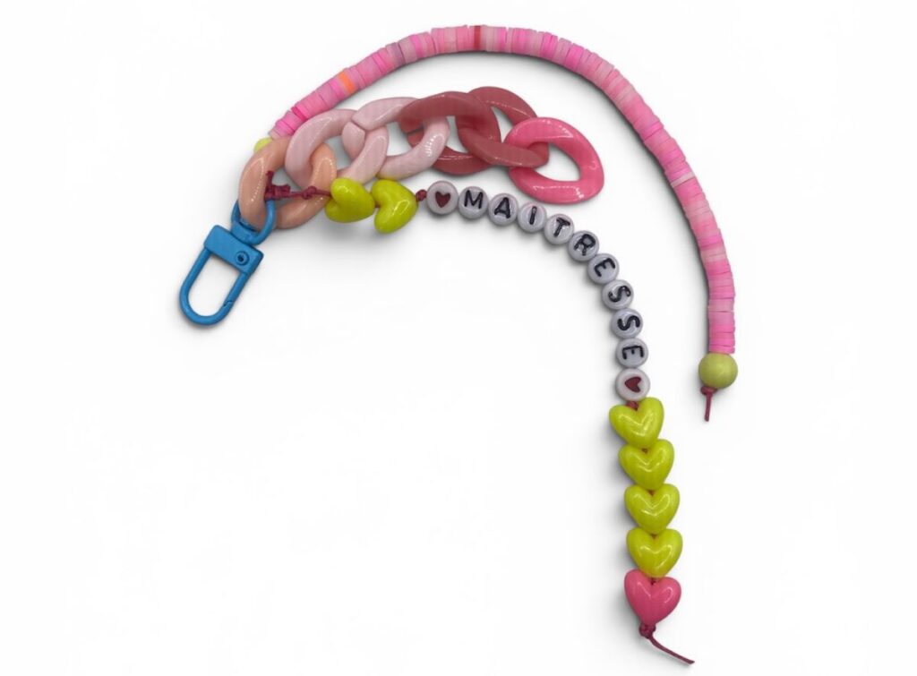 Porte clefs maîtresse Boule Coco