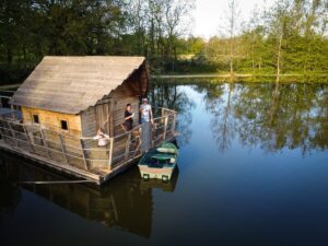 Lodge flottant Domaine de la Dombes