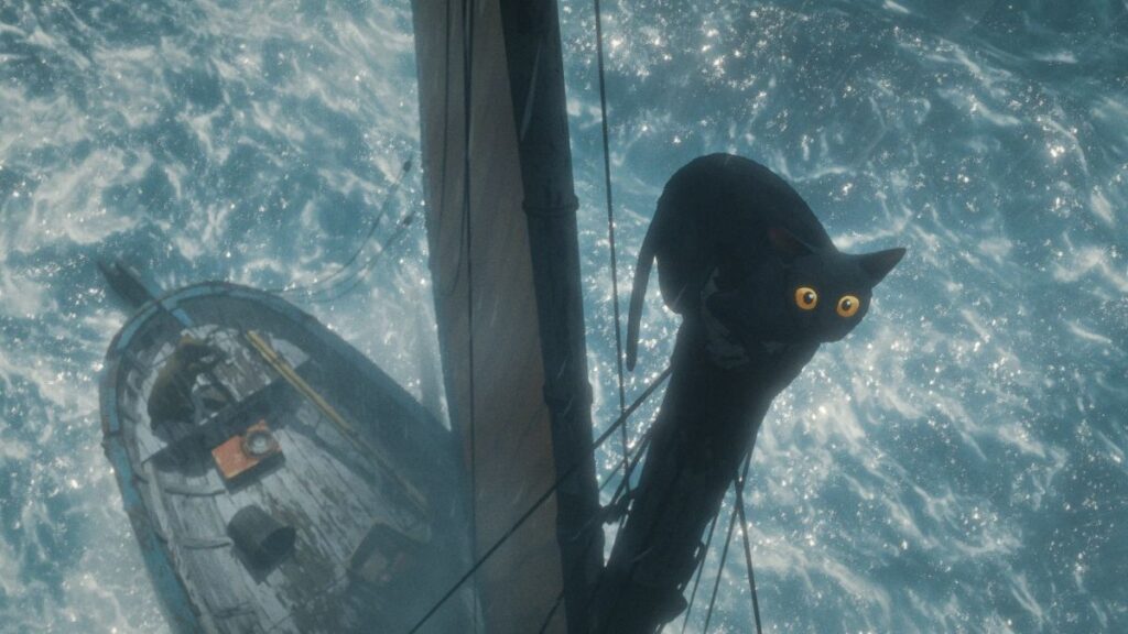 Flow, le chat qui n'avait plus peur de l'eau, de Gints Zilbalodis